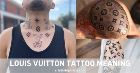 louis vuitton tattoo inside hand|louis vuitton tattoo meaning gang.